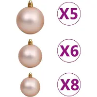 vidaXL Kunstkerstboom 150 cm met verlichting zwart Kunstkerstboom - Zwarte Kerstboom - Kerstdecoratie - Led Verlichting - Pvc Kerstboom - Stabiele Kerstboom - Usb Aansluiting