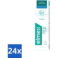Elmex 24 x Tandpasta Sensitive Professional Gentle Whitening 75 ml - Gevoelige Tanden - Tandpasta Whitening - Pro-Argin - Tandgevoeligheid - Tandpasta Voor Gevoelige Tanden