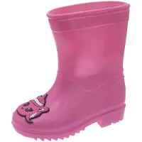 Chicco Regenlaarzen 'Wolf' pink / zwart / wit