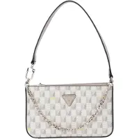 GUESS Schoudertas 'Wave' rosa / wit