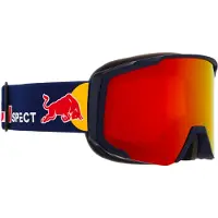 Red Bull Spect Eyewear - Skibrillen - Jibb Blue - Orange With Red Mirror voor Unisex van Wol - Marine blauw