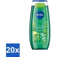 Nivea 20 x - Douchegel - Freesia & Groene Thee - 250 ml - Douchegel Freesia Groene Thee - Douchegel Voor Huidverzorging - Frisse Geur Douchegel - Hydraterende Douchegel - PH-huidneutraal