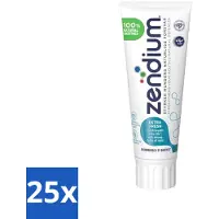 Zendium 25 x Tandpasta Extra Fresh 75 ml - Tandpasta - Enzymen - Natuurlijke Tandpasta - Mondgezondheid - Fluoride