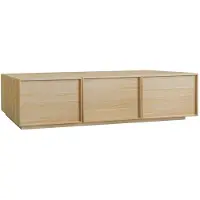 Sweeek TV meubel houteffect 3 deuren 180cm Naturel