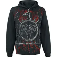 Slayer Vest met capuchon - Black Eagle - S tot 5XL - voor Mannen - zwart - Maat 5XL