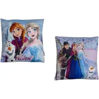 Disney Frozen - Kussen - Sierkussen - Gevuld - 38x38Cm - 2 Zijdig