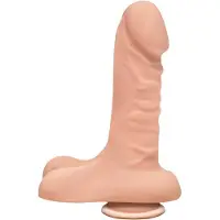 Doc Johnson Super D - Realistische ULTRASKYN Dildo - 15 cm flesh