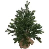 Black Box Trees Flachau Kunstkerstboom Burlap - H60 x Ø39 cm - Groen