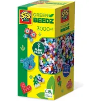 SES Creative - Green Beedz - Mix - Strijkkralen - 3000 Stuks - Gerecycled Materiaal - Duurzaam - Vanaf 5 Jaar