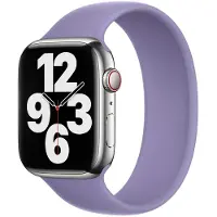 Apple Siliconen solobandje voor de Watch | 38/40/41/42 mm - Maat 6 - English Lavender