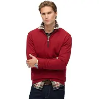 Superdry Trui 'Essentials' karmijnrood