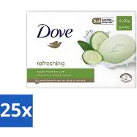 Dove 25 x - Zeep - Go Fresh Touch - Komkommer & Groene Thee - Verfrissend - 4 x 90 gram - Zeep - Go Fresh Touch - Komkommer - Groene Thee - Verfrissend