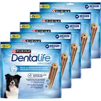 Purina Dentalife Daily Oral Care Medium - Hondensnacks - Kip - 5 x 345 g