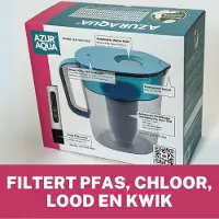 AzurAqua Extra Waterfilterkan voor op Werk of Cadeau