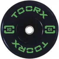 Toorx Fitness Bumper Plate - Professional Olympische Halterschijf - 10 kg