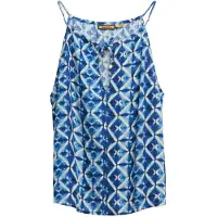 Superdry Top beige / blauw / lichtblauw / zwart