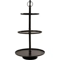 Mars & More etagère ovaal 3 lagen zwart 100cm