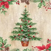 Papstar Servetten met kerstmotief 'Kersttijd'
