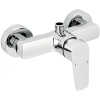 Novaservis Douchekraan met hendel, merk Metalia, model 58, chroom, artikelnummer 58062/1,0
