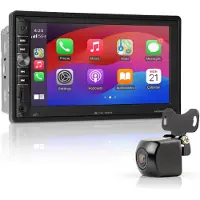 Caliber Autoradio - CarPlay - 2 din Autoradio - Met Achteruitrijcamera - Bluetooth - dab+ - 7" Touchscreen - Wireless CarPlay - 4 x 100 Watt - Wireless Android Autolink