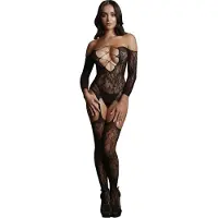 Le Désir - Criss Cross Bodystocking - One Size