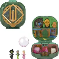 Polly Pocket verzamelcompact Wicked met minipoppen en accessoires.