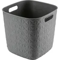 Curver Softex opbergmand Cube antraciet 15 liter