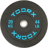 Toorx - DBCR-20 Crumb bumper halterschijf – 50 mm - 20 kg - Gewicht Schijf - Sport Gewichten - Fitness - Blauw - Per Stuk