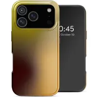 Selencia Vivid Backcover met MagSafe voor de Apple iPhone 17 Pro Max - Gradient Olive Dust