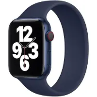 Apple Siliconen solobandje voor de Watch | 38/40/41/42 mm - Maat 1 - Deep Navy