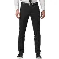 Meyer broek Bonn zwart effen wol
