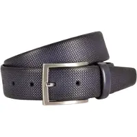 Lindenmann riem donkerblauw structuur