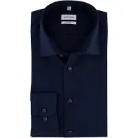 Seidensticker overhemd navy Shaped Fit