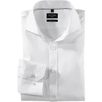 Olymp No. Six Super Slim Overhemd wit, Effen