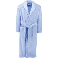 Ralph Lauren badjas effen blauw normale fit katoen