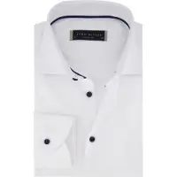 John Miller tailored fit overhemd wit