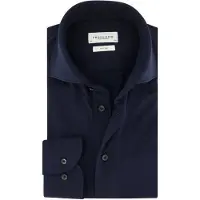 Profuomo Overhemd 'Knitted' navy