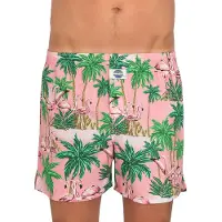 Deal boxershort roze flamingo geprint