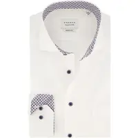 Eterna overhemd Modern Fit normale fit wit effen