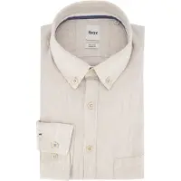 Brax Pure Linen Modern Fit overhemd beige