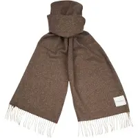 Profuomo Sjaal Lamswol Brown - | Multicolour | Maat one size