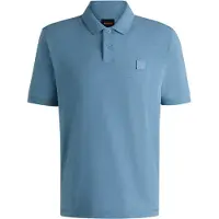 HUGO BOSS BOSS Orange poloshirt blauw effen katoen