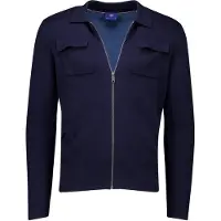 Baileys overshirt donkerblauw dubbele borstzak
