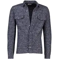 Gentiluomo overshirt wolblend blauw
