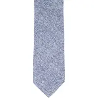 Profuomo stropdas blauw geprint 100% zijde