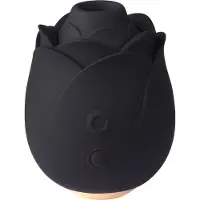 Orion - luchtdruk vibrator - roos design - zwart