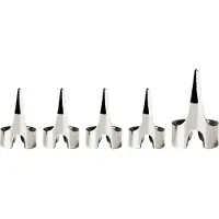 Master Series Vijfdelige Sensatie Klauwringen - Zilver