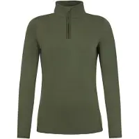 Protest Skipully Women FABRIZ 1/4 Zip Top Botanic Green-XXXL