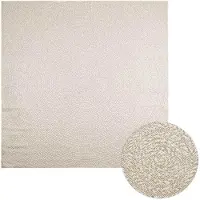 vidaXL Vloerkleed ZIZUR room binnen en buiten 240x240 cm jute look