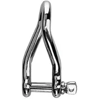 Barton Marine Stainless Twisted Harpsluiting Zilver 10 mm